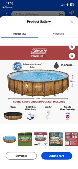 Brand new above ground swimming pool