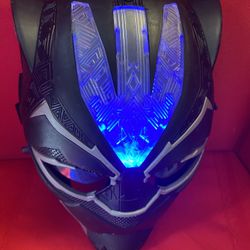 Halloween Mask Child Lighted Black Planter Mask 