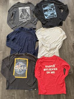 Boys Size 10, 8/10, 10/12, Large, XL Long Sleeve T-shirts $15 For All