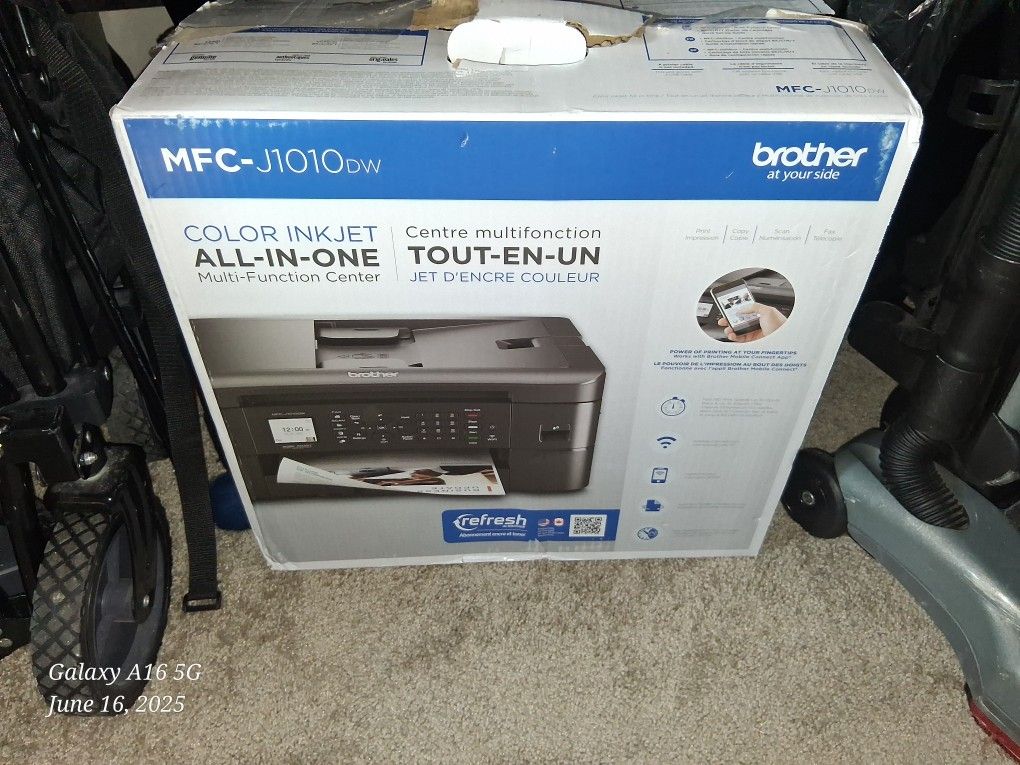 Brother MFC-J1010DW All-in-One Color Inkjet Printer
