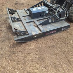 Skid Steer. Brush Mower Or Brush Cutter