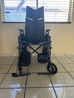 Reclining Wheelchair – Adjustable Back & Leg Rests