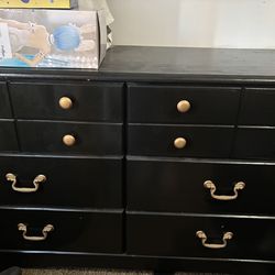 Dresser with mirror