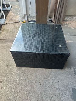 Outdoor Glass table