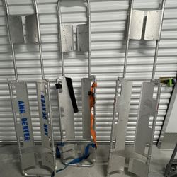 Aluminum Scoop Stretchers - Good Condition 