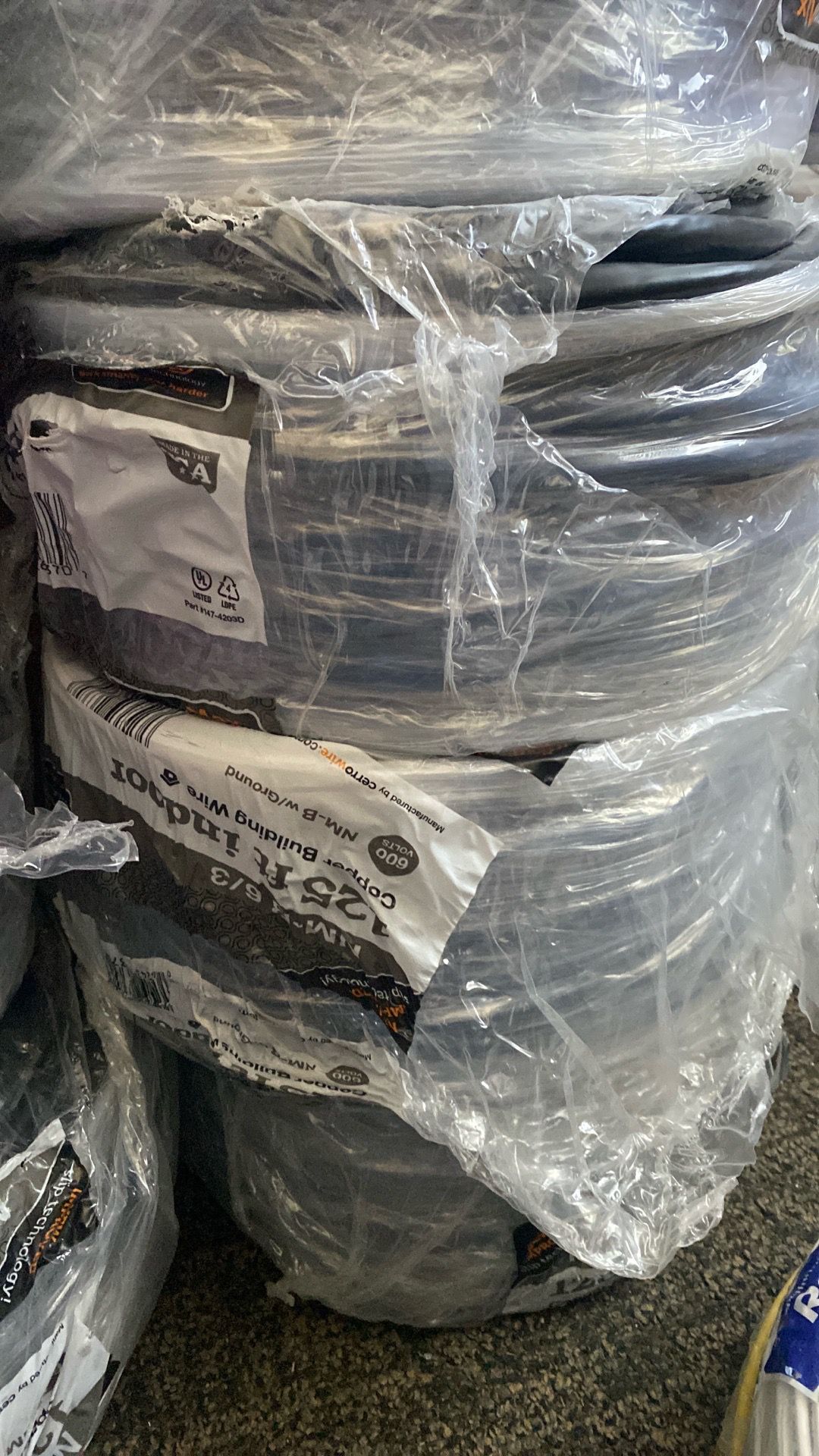 6/3 Romex 125ft - $390