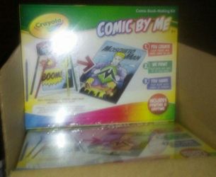 Crayola comic book making kit obo