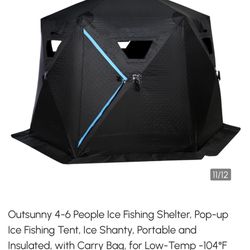 Outsunny  Ice Fishing Shelter 