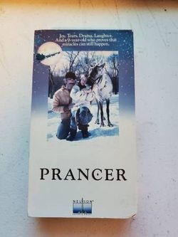 prancer - 1989 xmas movie (betamax tape)(rare)