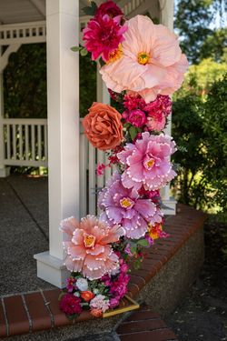 Wedding floral arch