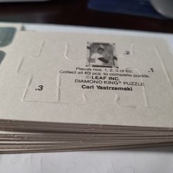 Carl Yastrzemski Donruss Puzzle 