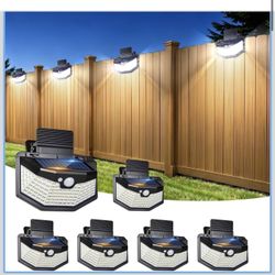 Luces solares con clip de 800 lm para exteriores, sensor de movimiento gran angular de 270°, luces para exteriores con 115 LED y 3 modos, luces solare