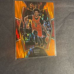 Lonzo Ball 2021-22 Select Prizm Premier Level #107