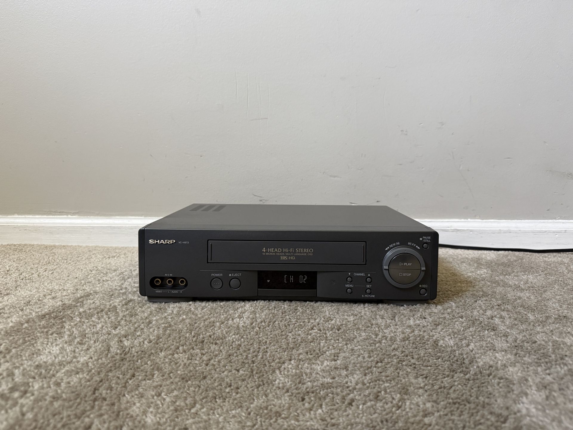 Sharp VC-H973 VHS VCR Video Cassette Player Recorder