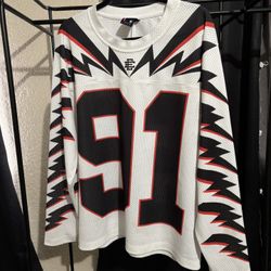 Eric Emanuel Jersey White/red Size Large