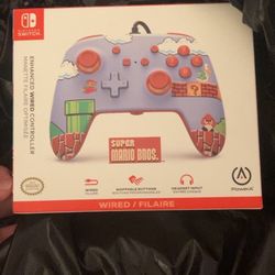 Unopened Wired Nintendo Switch Controller