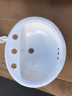 Bathroom sink surface mount.