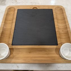 Charcuterie Board with Utensils Great Condition