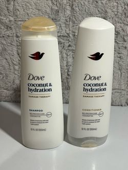 New unopened Dove Coconut & Hydration Shampoo and Conditioner Set