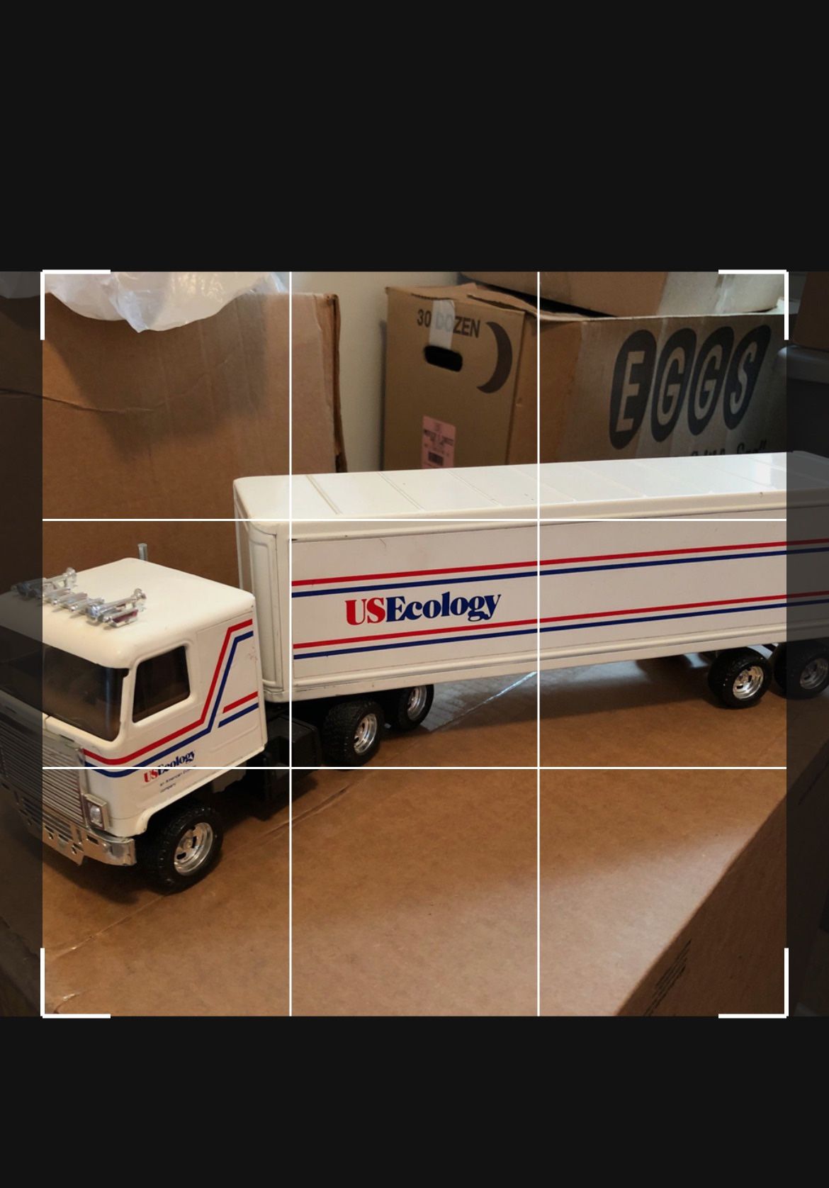 Truck Tractor Trailer Metal