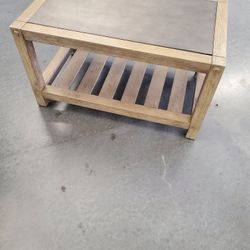 Small Rustic Grey Coffee Table 26x17x16