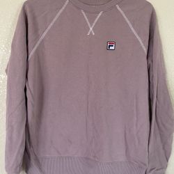 FILA Women’s Pullover Sweatshirt - Lilac Purple