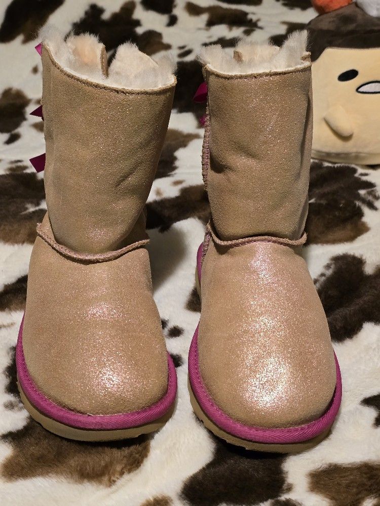Beautiful Pink Sparkle Ugg Boots
