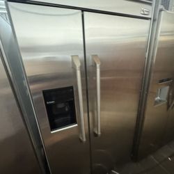 Ge Monogram 42@ Built In Refrigerator Stainless Steel