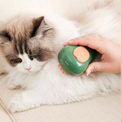“New”(2)Steamy 3 In 1 Cat & Dog Brush (for Tangled & Loose Hair)(retail $15 For 1)