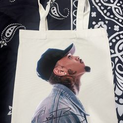 Chris Brown Tote Bag