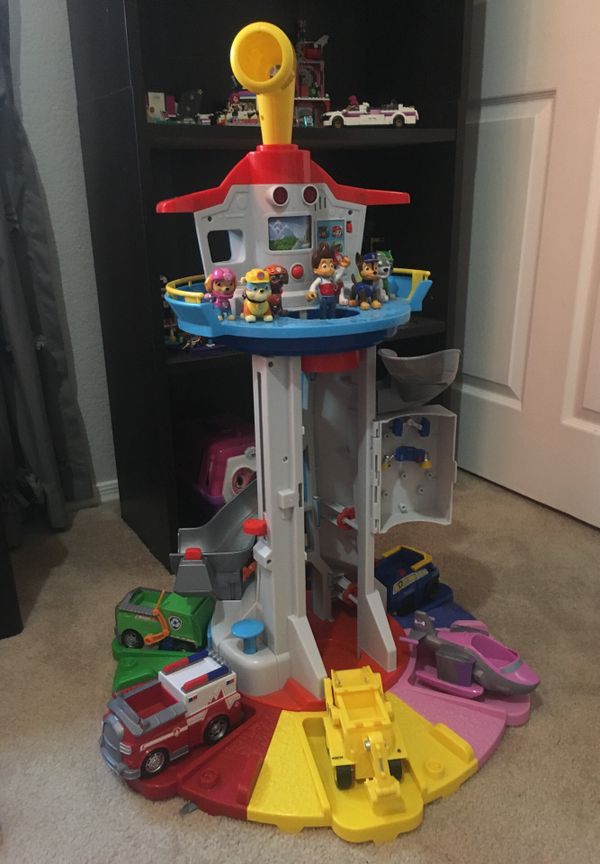 Paw Patrol Tower Complete with all Pups for Sale in Chandler, AZ - OfferUp