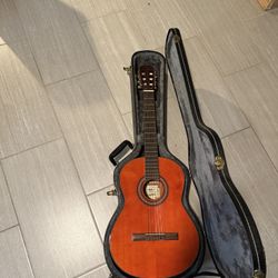 Acoustic Guitar With Hard Case