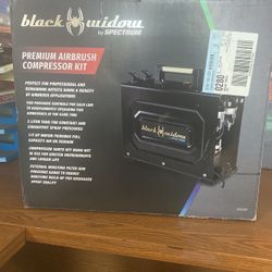 Black.  Widow.   Premium.  Airbrush.  Compressor.  Kit