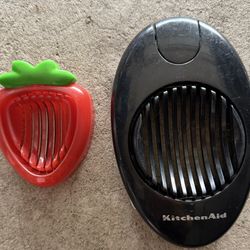Egg and Strawberry Slicers 