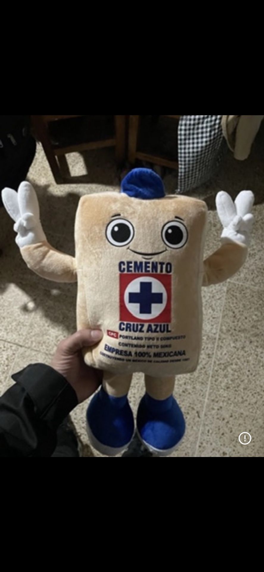 Costalito Cruz Azul Peluche