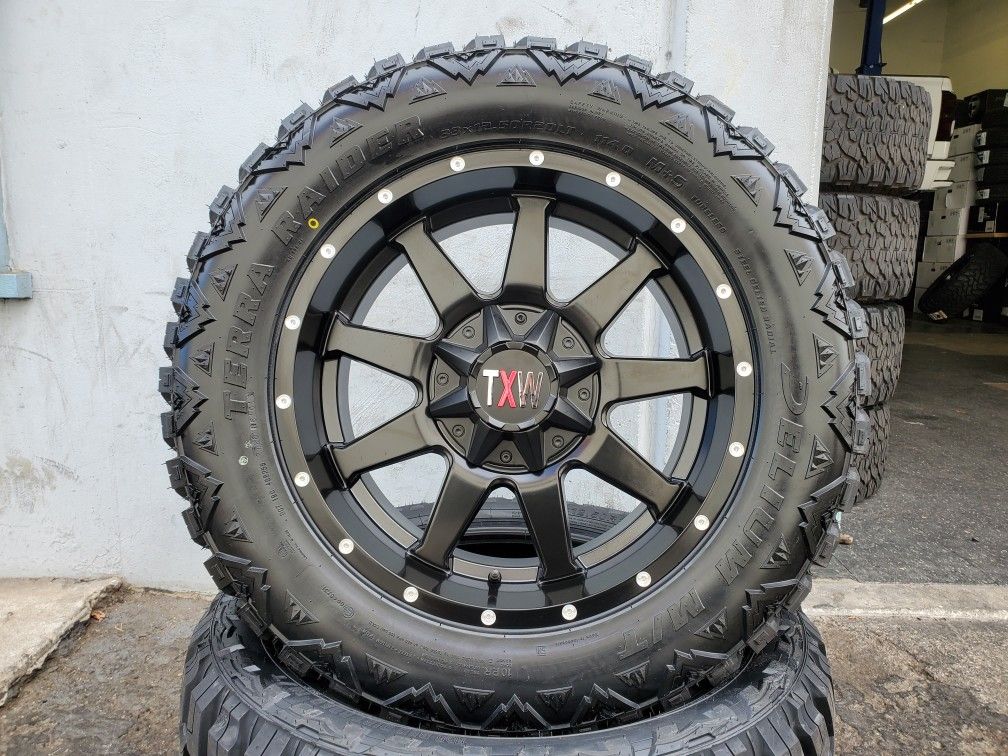 20" Txw wheels rims and Tires 33x12.50 R20 33s 33"