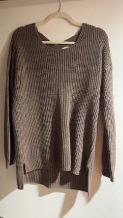 Brown Knit Top