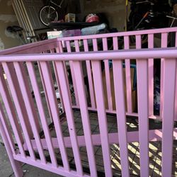 Pink Crib 