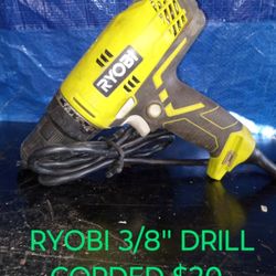 Ryobi Corded Drill