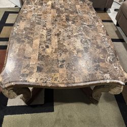 Granite Top Center Table/Coffee Table