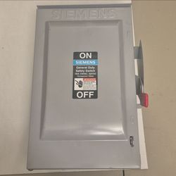 Siemens 100A General Duty Safety Switch Disconnect