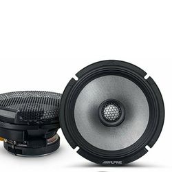 Alpine 6.5" Speaker Upgrade - A Pair of R2-S65 Type R High-Resolution 6.5" Coaxial Speakers & A Pair of R2-S65C High-Resolution 2-Way Component Speake