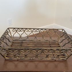 Beautiful Steel Tray/Basket 10 Inches X 15 Inches $25
