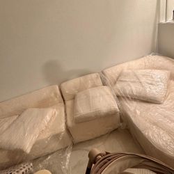 Modern U-Shaped Curved Sectional Sofa