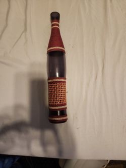 Woven Glass Bottle 