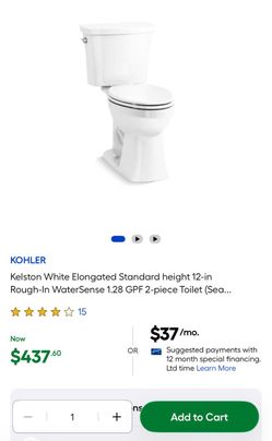 New Kohler Kelston Comfort Height Toilet