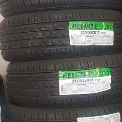 Set of 4 brand new tires 215/55/17