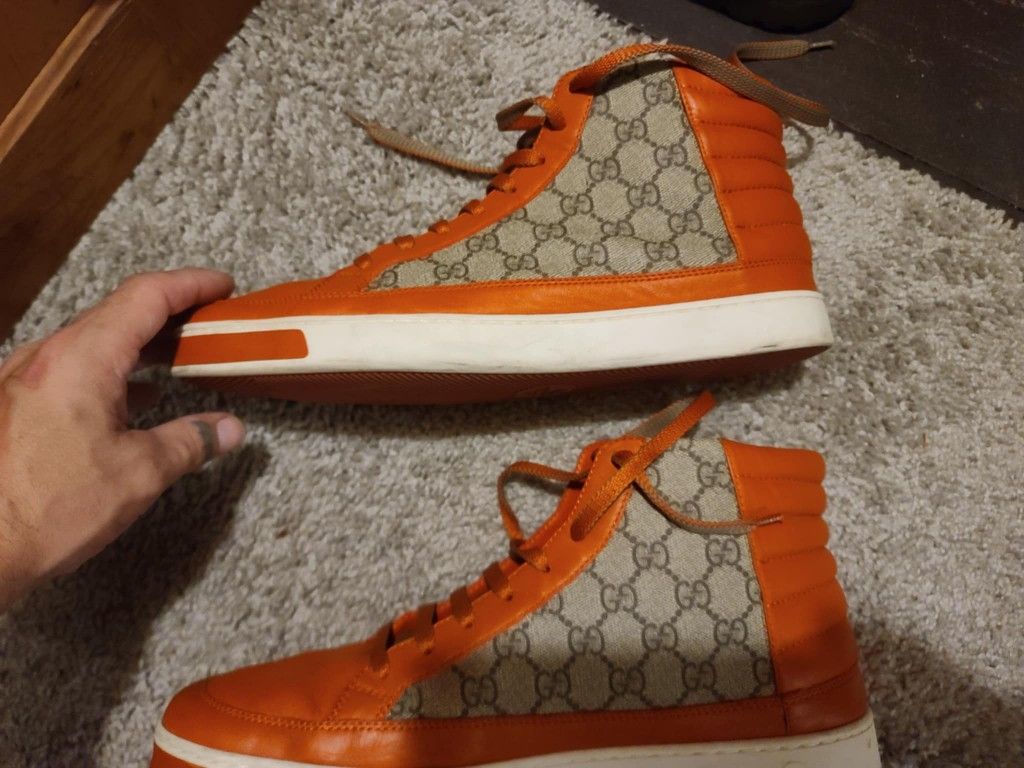Gucci Mens High Tops Size 10.5