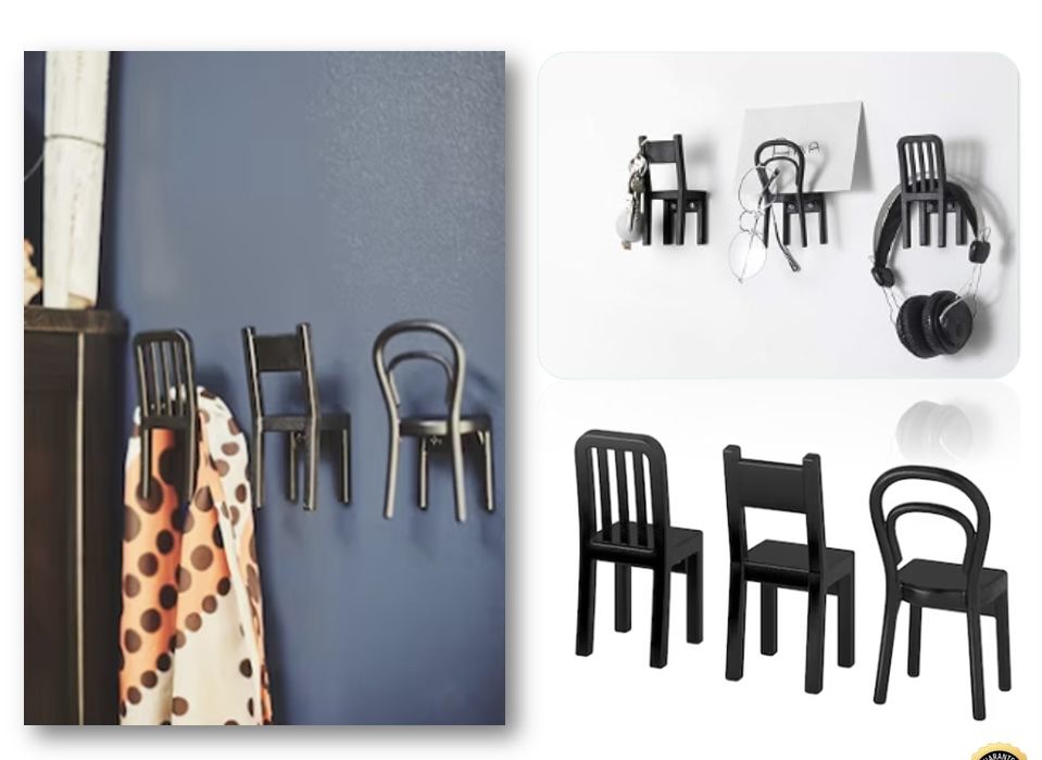 IKEA FJANTIG Chair Wall Hooks – Brand New
