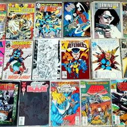 41 MARVEL DC TOPPS INDIE ASSORTMENT of VINTAGE COLLECTIBLE COMIC BOOKS 